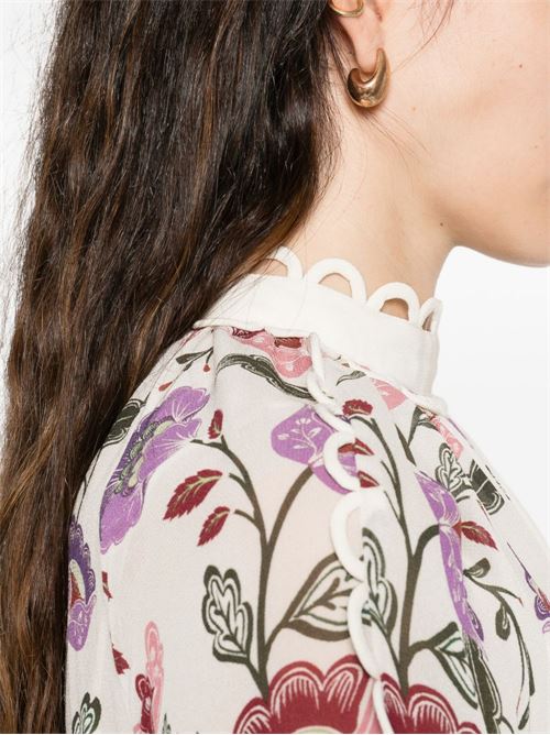 Rococo dress FARM RIO | 345530ROCOCOFLOWERSCREAM26091